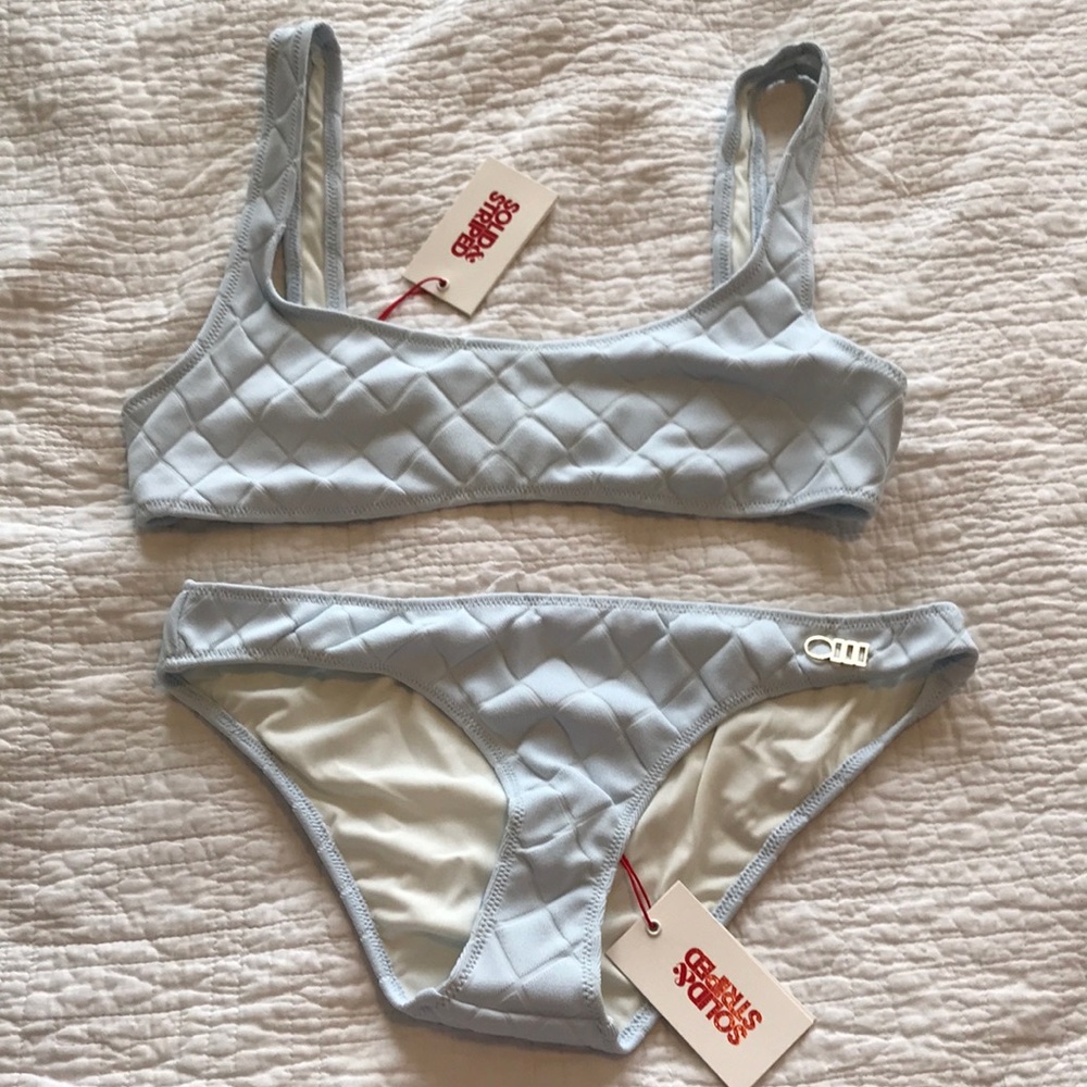 Solid & Striped- The Elle top & bottom quilted